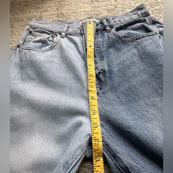 Pacsun Dad Color Block High-Rise Button Fly Jeans Sz 27 - Picture 7 of 12